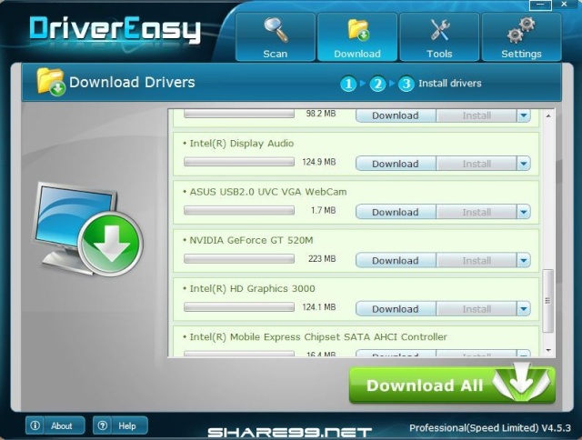 DriverEasy Pro 4.5.3 mới nhất FULL KEY - Nhận dạng và tìm driver thiếu cho máy tính Df10