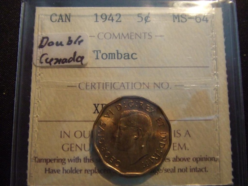 1942 - T Double ''ANAD'' Canada 10-20010