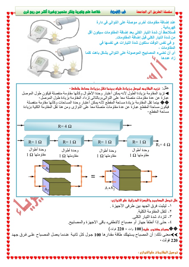 شرح التيار الكهربي وقانون أوم فيديو - فيزياء الثانوية العامة نظام جديد -4-63811