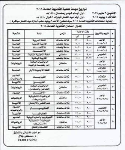  نصائح أغلي من الذهب لطلاب ثانوية عامة دفعة 2019 0161