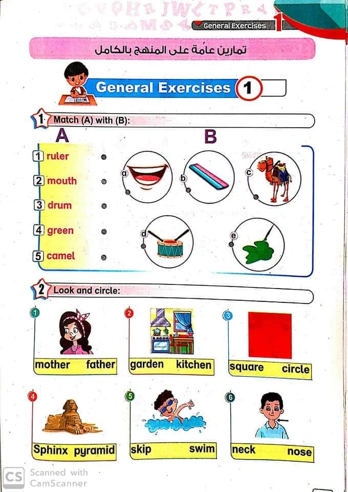 لغة انجليزية | امتحانات كونكت اولي ابتدائي ترم أول 2021 12902