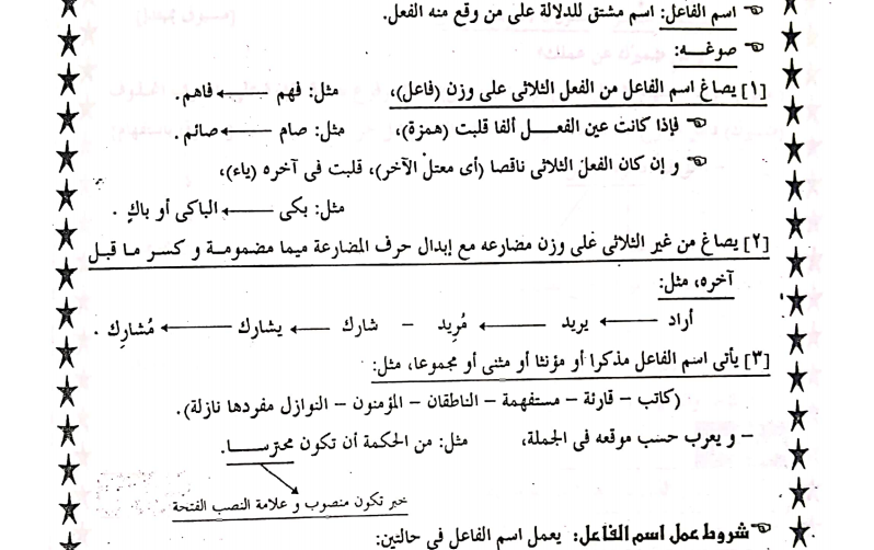 مذكرة النحو للثانوية العامة 2021 للاستاذ محمد نمور والاستاذ ماهر صبح 21116