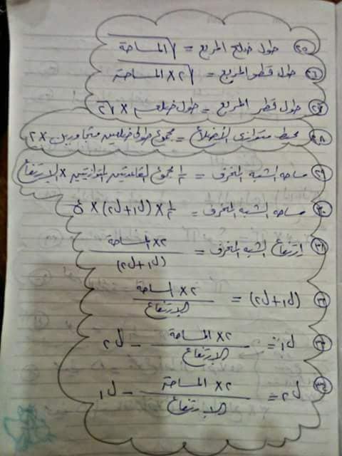 أفضل مراجعة هندسة للصف الثالث الاعدادى ترم تانى أ/ محمود عوض 25111