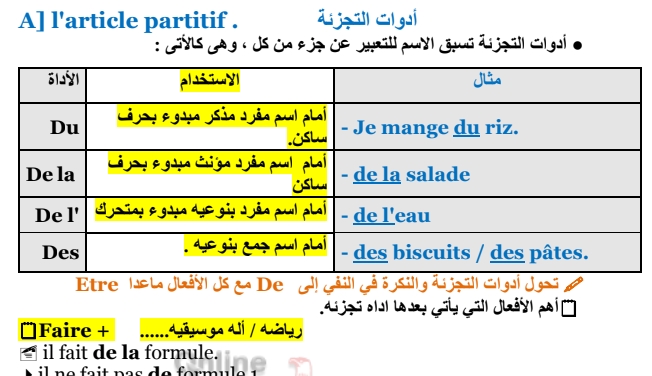 مراجعة شاملة للوحدة الثانية لغة فرنسية ثالثة ثانوي مسيو ايهاب شكل  41258