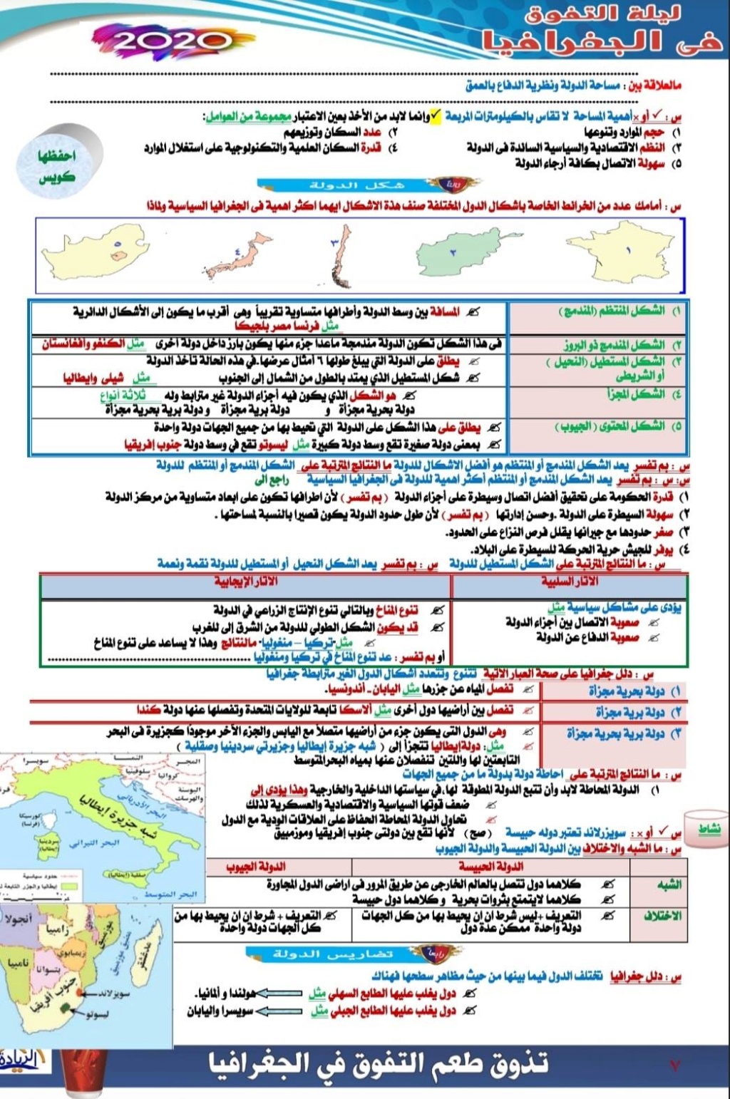 مراجعة ليلة التفوق في الجغرافيا للثانوية العامة أ/ محمد رزق 441108