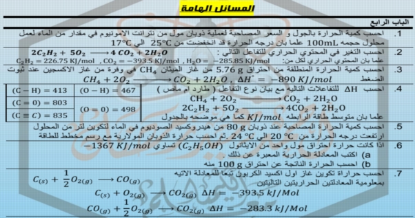 مراجعة كيمياء أولى ثانوي ترم ثانى أ/ أحمد عيد رمضان