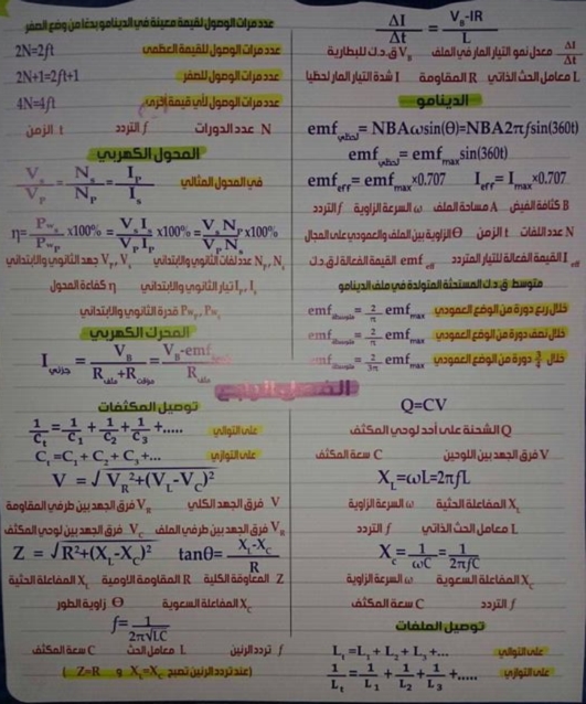 حل جميع اسئله كتاب فيزياء الثانوية العامة مستر/ محمد عبد المعبود