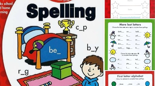 تأسيس انجليزي.. كتاب مصور يعلم طفلك الطريقة السليمة لتهجي الكلمات 55111