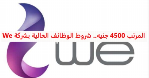 للمؤهلات العليا براتب 4500 جنيه .. وظائف الدعم الفني بشركة WE 7432