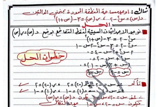  بنك اسئلة التفاضل والتكامل بالإجابات للثانوية العامة أ/ اشرف حسن 8544