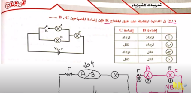 مراجعة فيزياء ثالثة ثانوي | حل تدريبات الفصل الاول شدة الاضاءة والقدرة فيديو Ee15