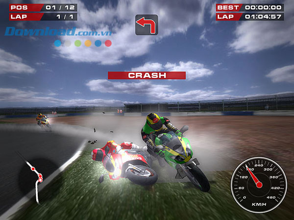 Download game đua xe mô tô 3D - Superbike Racers 1.27 - 38 Mb 210