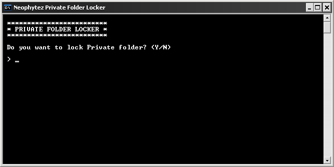 Private Folder Locker using Notepad (with delete feature) C10