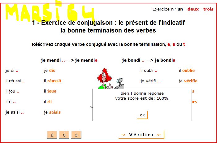 pr�sent - Le présent de l'indicatif (quiz au bas page 1) - Page 6 Quiz_210