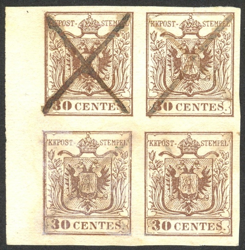 Lombardei - Venetien 1850 - 1858 - Seite 3 Vierer10