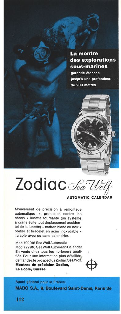 Publicités vintage printemps 1965 Zodiac10