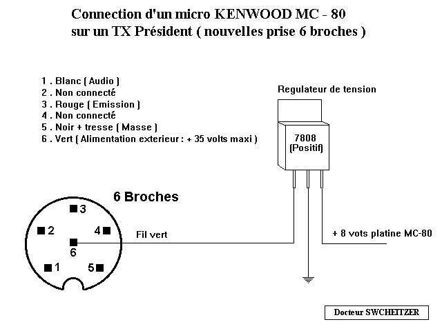 Mc - Kenwood MC 80 (Micro de table) Mc-8010