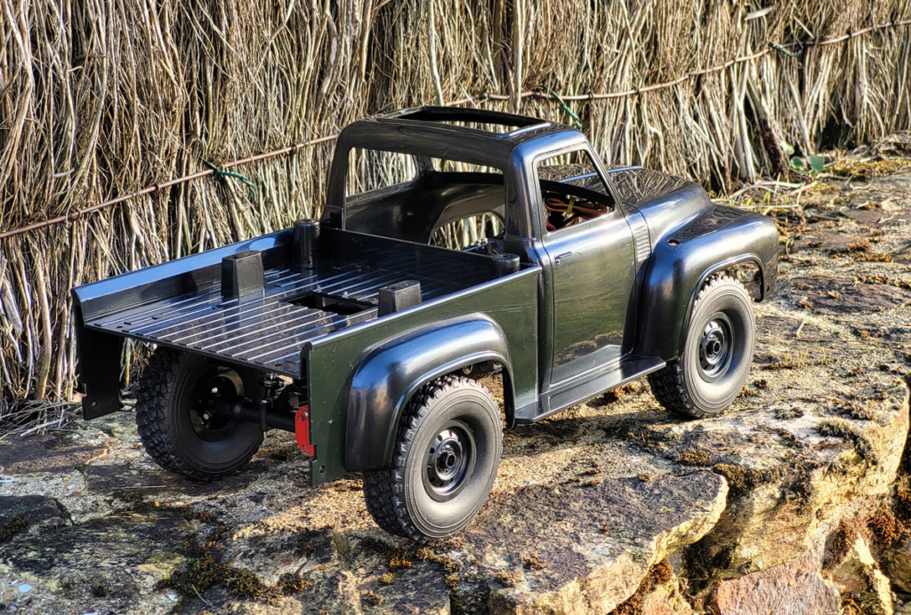 Ford F100 1956 - carro Tamiya Midnight Pumpkin sur chassis WPL 20220213