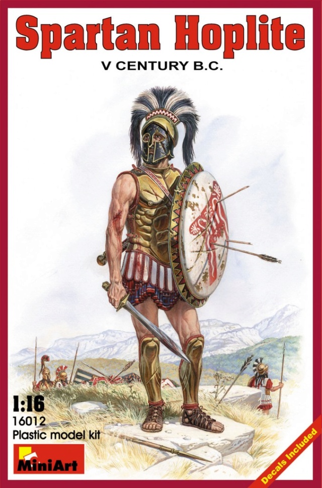 Hoplite de Sparte MiniArt 1/16 :: Spartan Hoplite MiniArt 1:16  16012-10