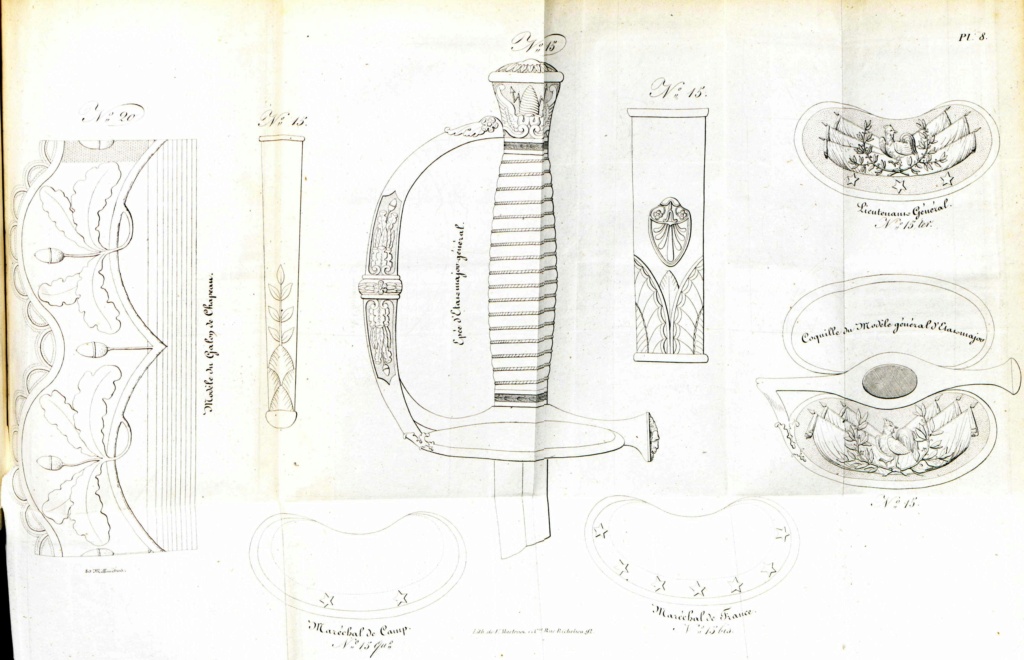 Epée maréchaux et officiers généraux 1836 / planches. 1836_10