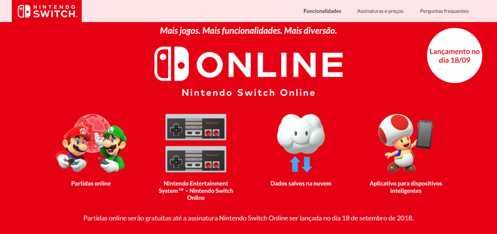 Nintendo revela preços do serviço online do Switch no Brasil (LANÇAMENTO NO DIA 18/09/2018) Ninten10