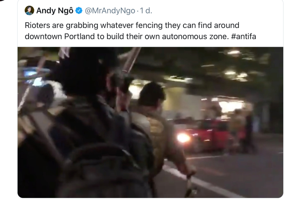Portland: Antife postavljaju barikade, stvara se nova autonomna zona  D697ef10