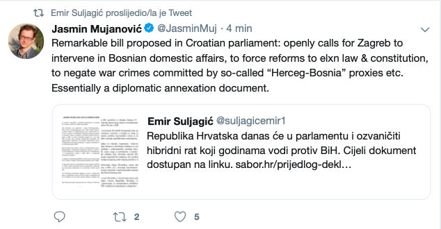 Prijedlog deklaracije o položaju Hrvata u BiH: Pusićka i Suljagić suglasni u osudama Slika111
