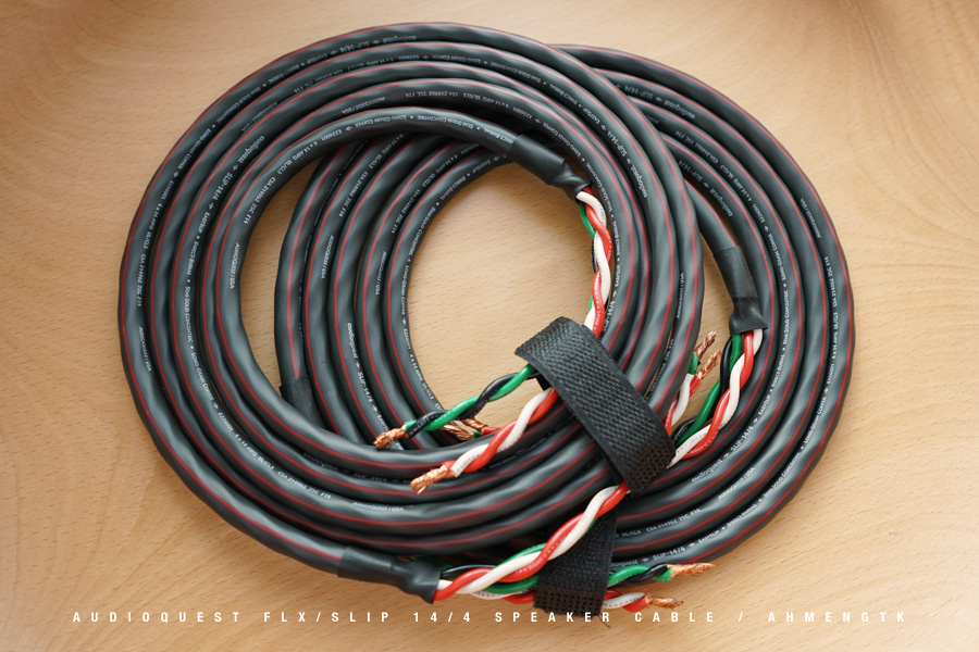 [SOLD] AudioQuest FLX/SLiP 14/4 Speaker Cable ( 2.5meter / pair )