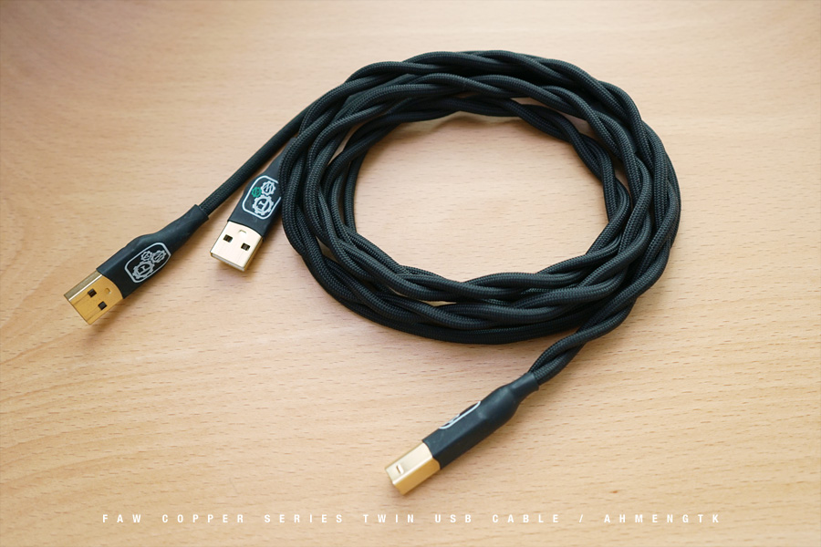 [SOLD] Forzaaudio Works - FAW Copper Series Twin USB Cable (1.5 meter) Fawtwi10