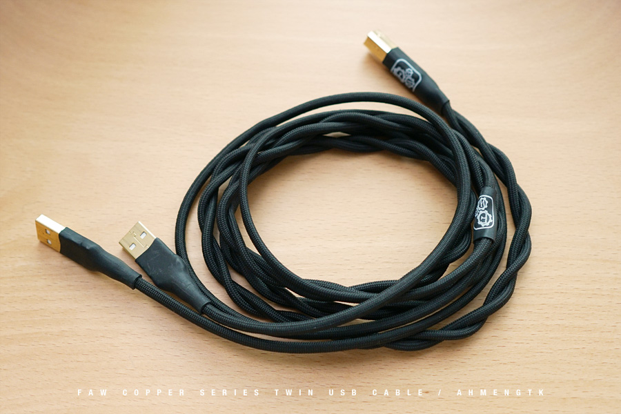 [SOLD] Forzaaudio Works - FAW Copper Series Twin USB Cable (1.5 meter) Fawtwi11