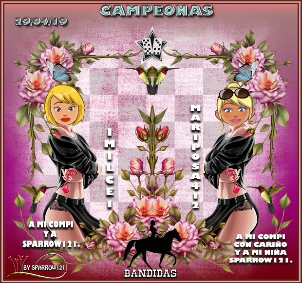 29/04/2019 CAMPEONAS : MARIPOSA412 Y IMILCE1 - SUBCAMPEONES? SOYMC Y ANDRESCASTILLO2 Cam2910