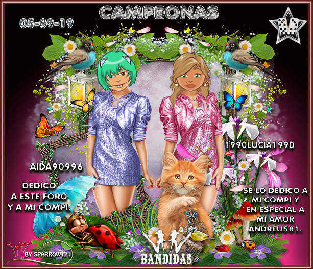 05/09/2019 CAMPEONAS : 1990LUCIA Y AIDA90996 - SUBCAMPEONAS : PEPITA511 Y BOMBONAZO33 Camp0514