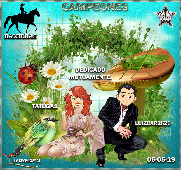 06/05/2019 CAMPEONES: TATUGA1 Y LUIZCAR2626 - SUBCAMPEONES: DESIREE272 Y LALOMBRIZ25 Camp0611