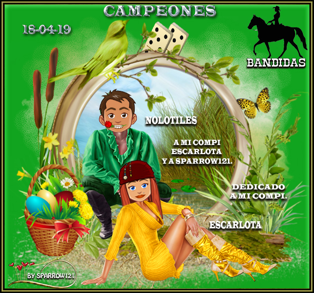 18/04/2019 CAMPEONES : ESCARLOTA Y NOLOTILES - SUBCAMPEONES: HYOLIN Y HERMES1112 Camp1810