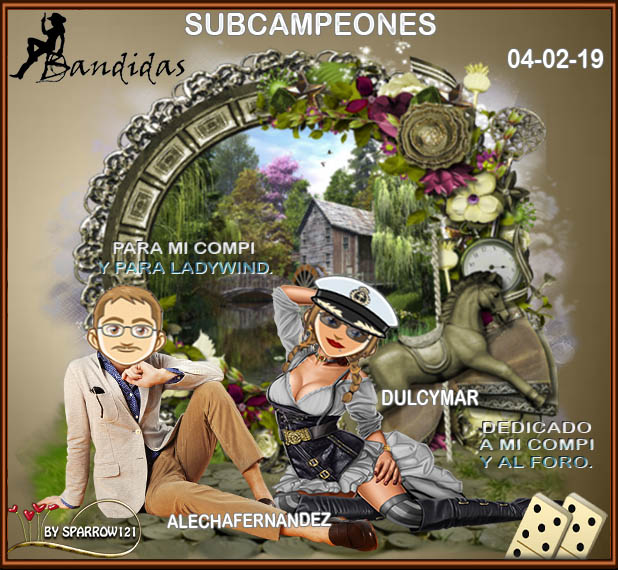 04/02/2019 - CAMPEONES: ABSOESPONJOSO Y MERCHEFLORESGAR - SUBCAMPEONES: ALECHAFERNANDEZ Y DULCYMAR Sub04010