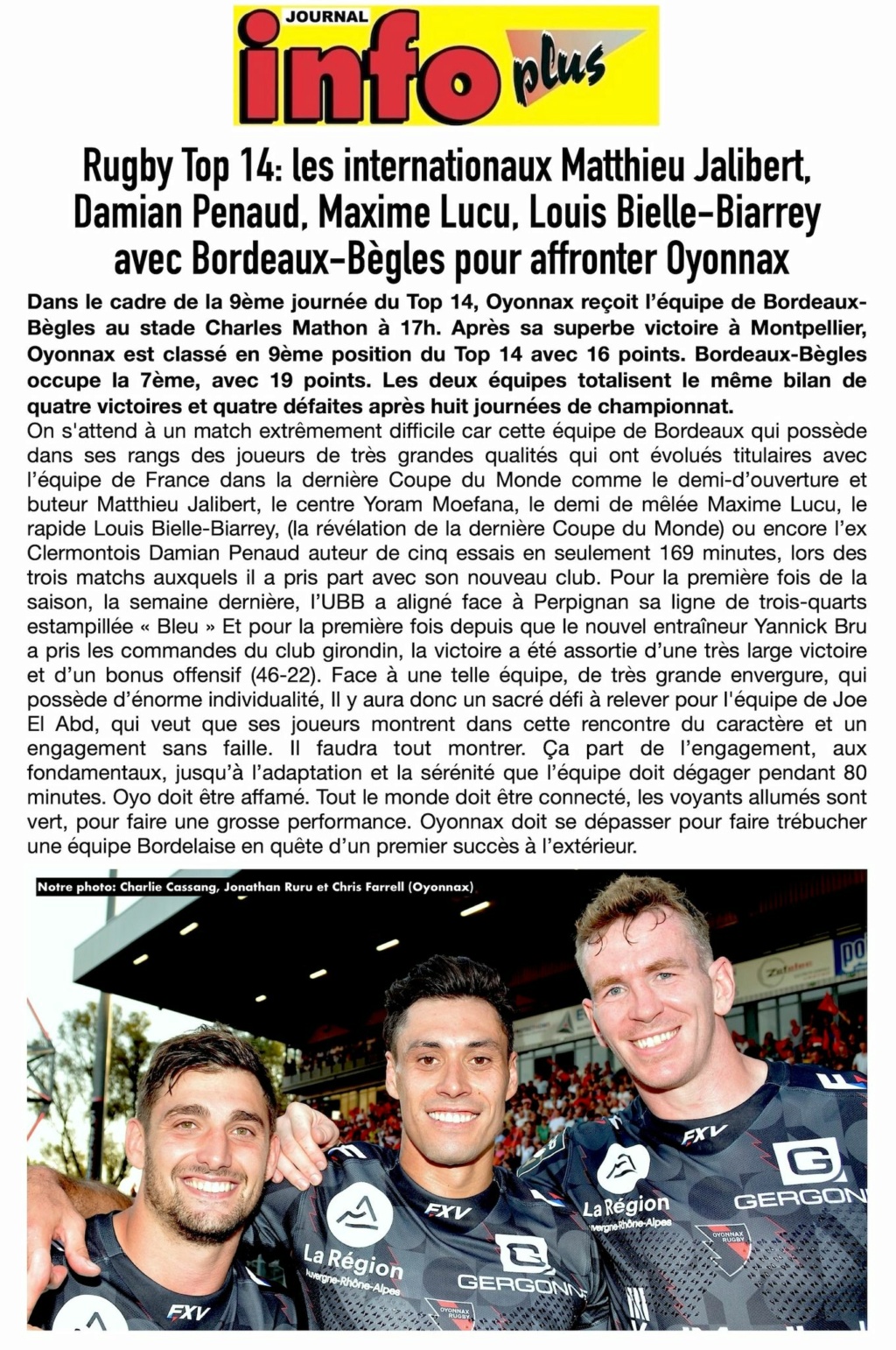 9ème journée : Oyonnax / UBB - Page 7 40636710