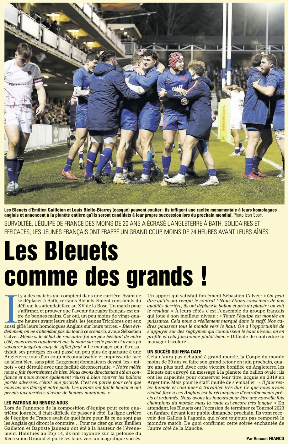 Equipes de France Jeunes - Page 36 Capt2823