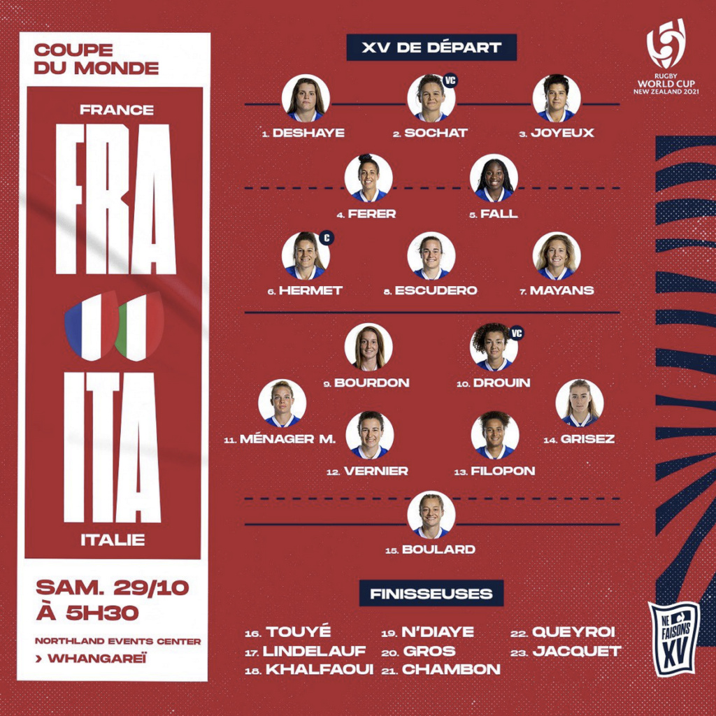 Coupe du monde de Rugby féminine 2021 du XV de France - Page 4 Capt5250