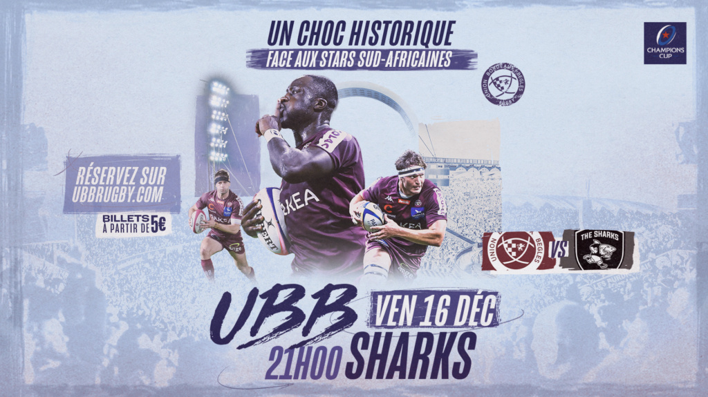 Champion Cup J2 : UBB  / Sharks            Capt5401