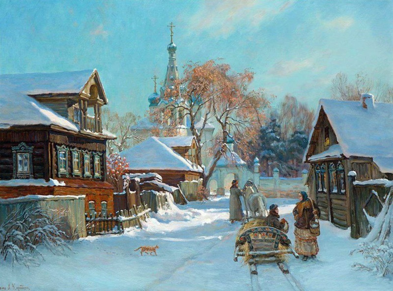 Зима на картинах европейских художников 19 века Phot3919