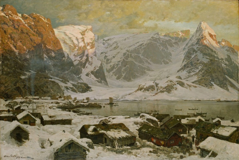 Зима на картинах европейских художников 19 века Phot3974