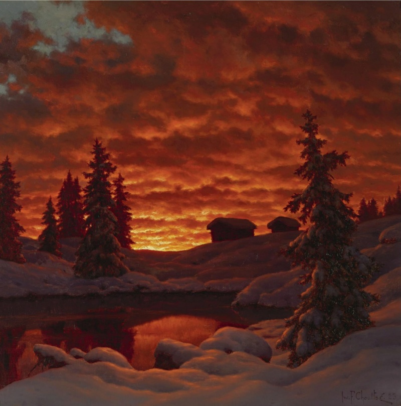 Восход и закат Солнца на картинах художников Phot4196