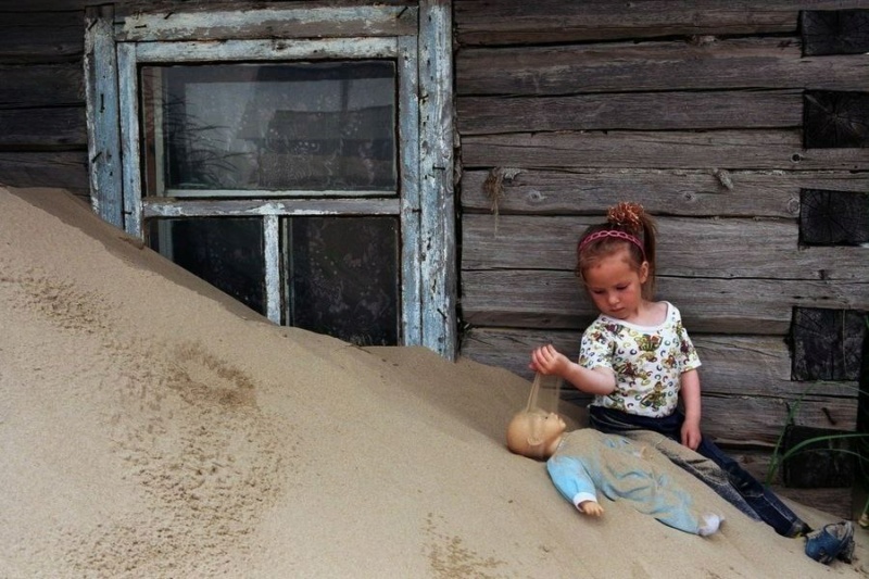 Фоторепортаж из деревни Шойна, погребённой в песках на побережье Белого моря. Phot5394
