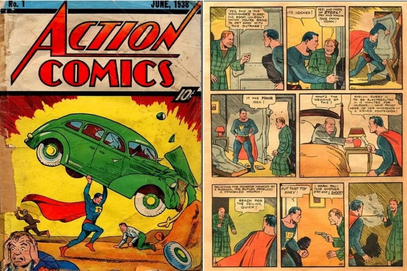 Первый номер комикса Супермен   Phot5995
