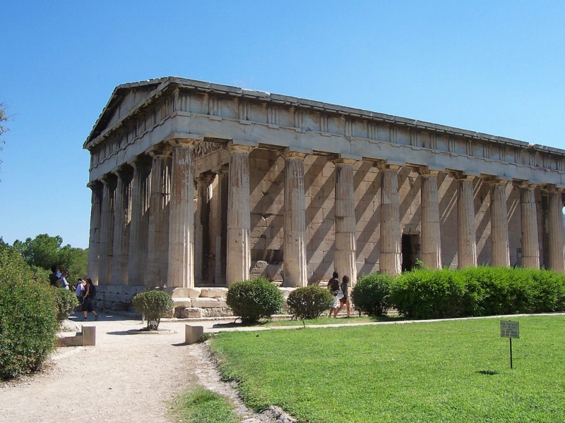 Гефестейон — величественный храм бога Гефеста, вторая половина V века до н.э., Афины Phot7021
