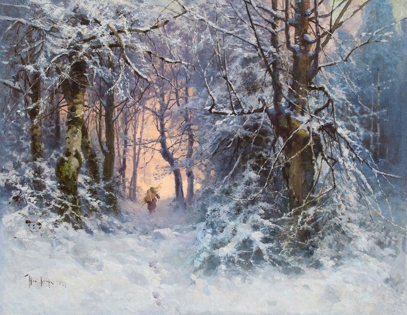 Зима на картинах европейских художников 19 века - Страница 3 Phot8058