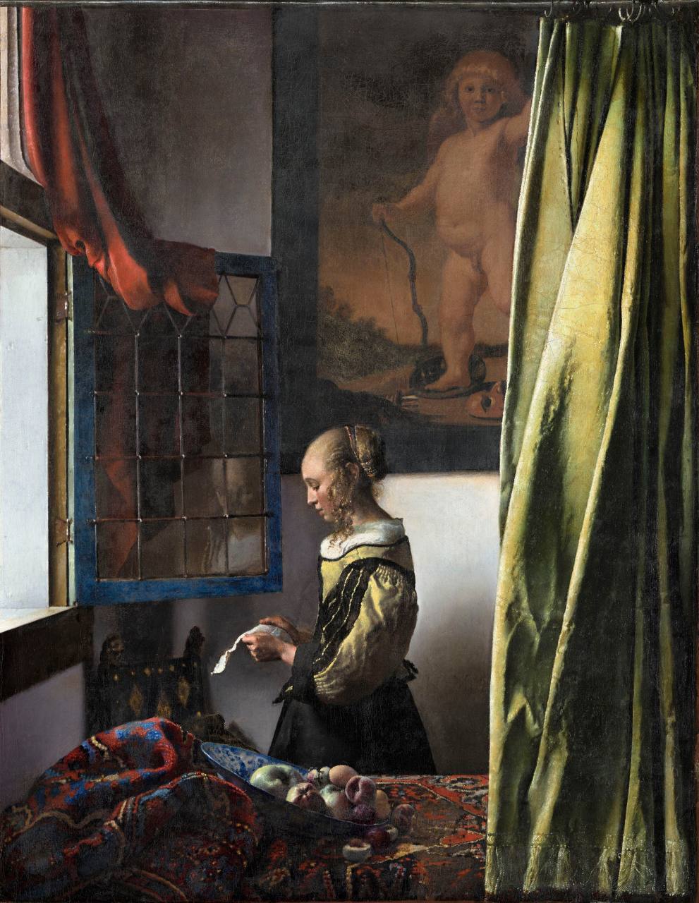 Ян Вермеер Девушка, читающая письмо у открытого окна. 1657 год Phot8065
