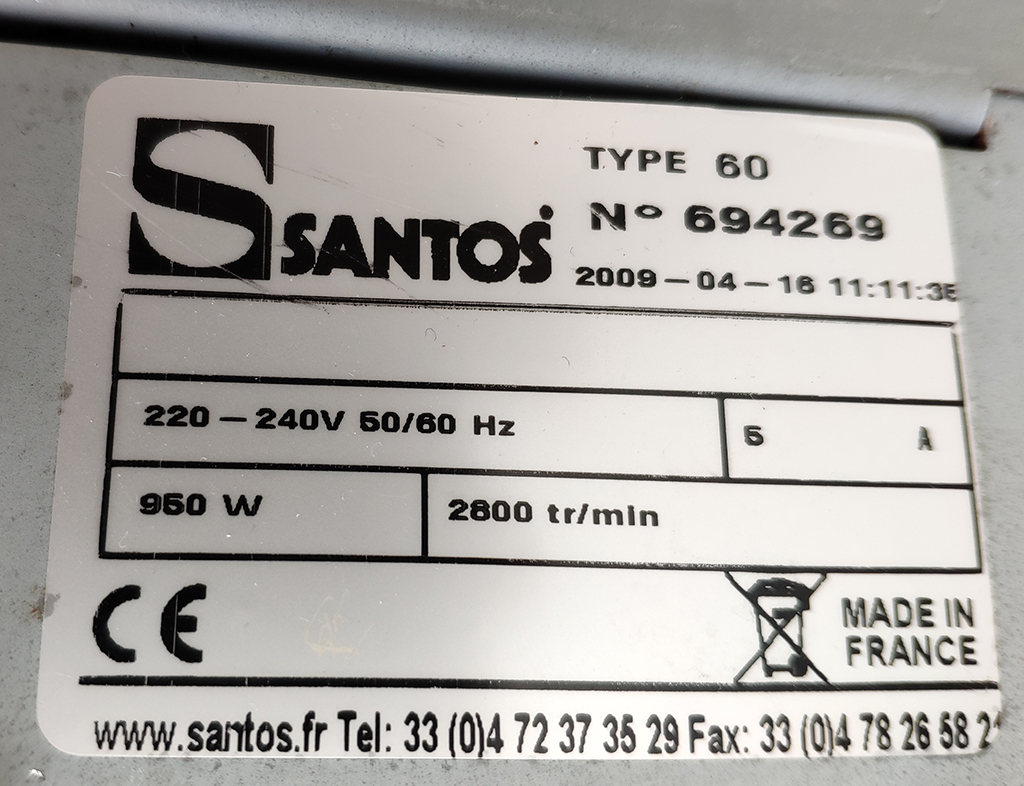 Santos type 60 ne tourne plus Photo-17