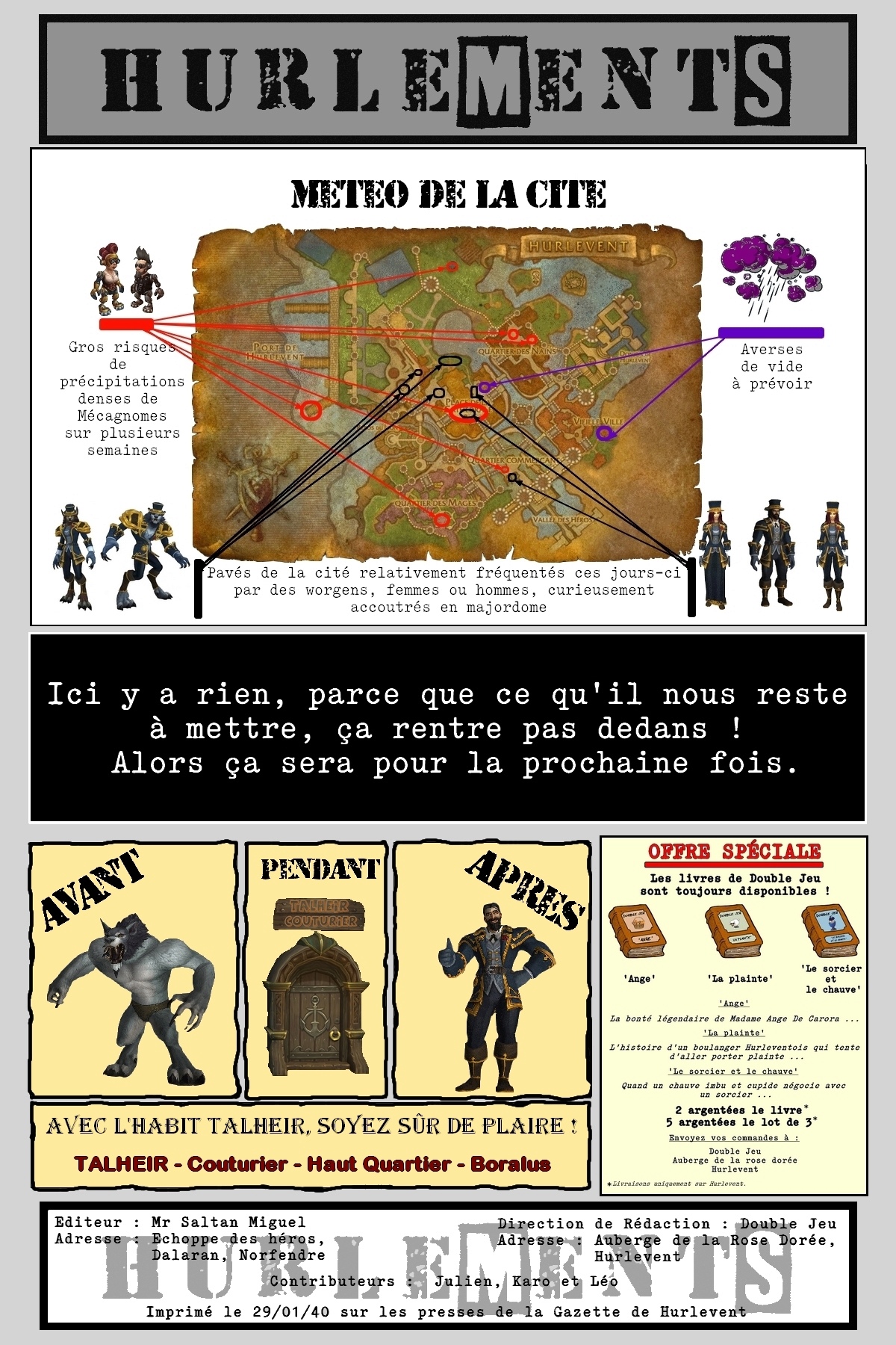 HurleMentS - Edition n°1 - Journal d'Hurlevent Hur_pa24