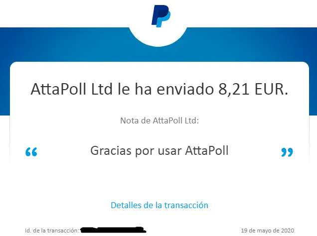 4º Pago Attapoll 8,21 euros Paypal Attapo10